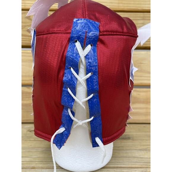 Luchador, Mexican wrestling face mask Adult full face.Red, white ,blue, cosplay, - Picture 3 of 5